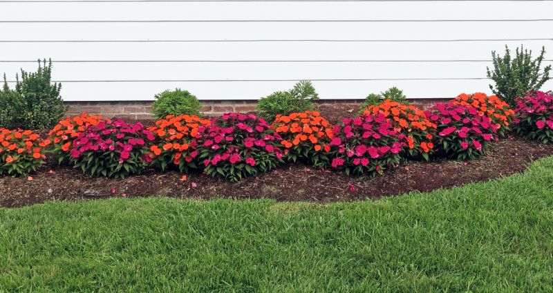 Mulched Flower Beds